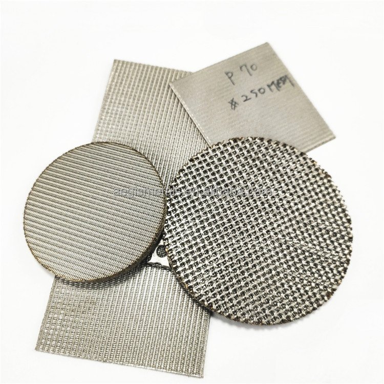 steel sintered wire mesh 5 layers 100 75 50 40 micron 316 stainless steel sintered filter mesh