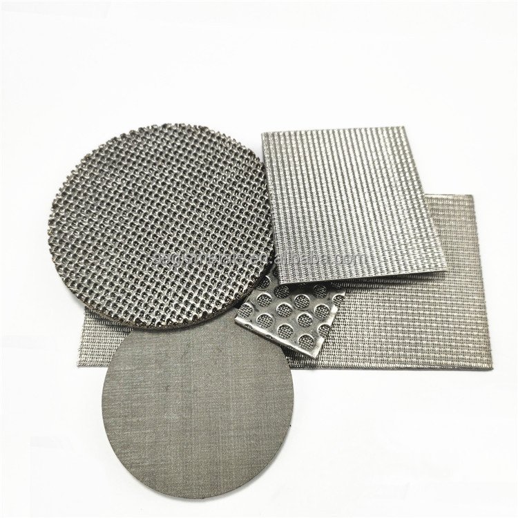 steel sintered wire mesh 5 layers 100 75 50 40 micron 316 stainless steel sintered filter mesh