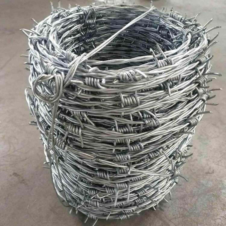 Factory Direct High Quality 2.2MM Galvanized Double Strand Barbed Wire for Fencing Iron & Steel 5mm 2.5mm 8mm Coils Available