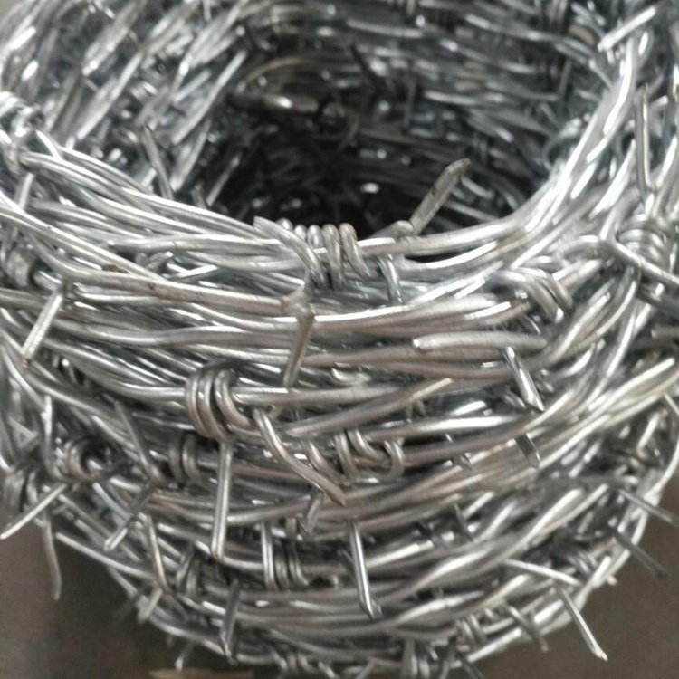 Factory Direct High Quality 2.2MM Galvanized Double Strand Barbed Wire for Fencing Iron & Steel 5mm 2.5mm 8mm Coils Available