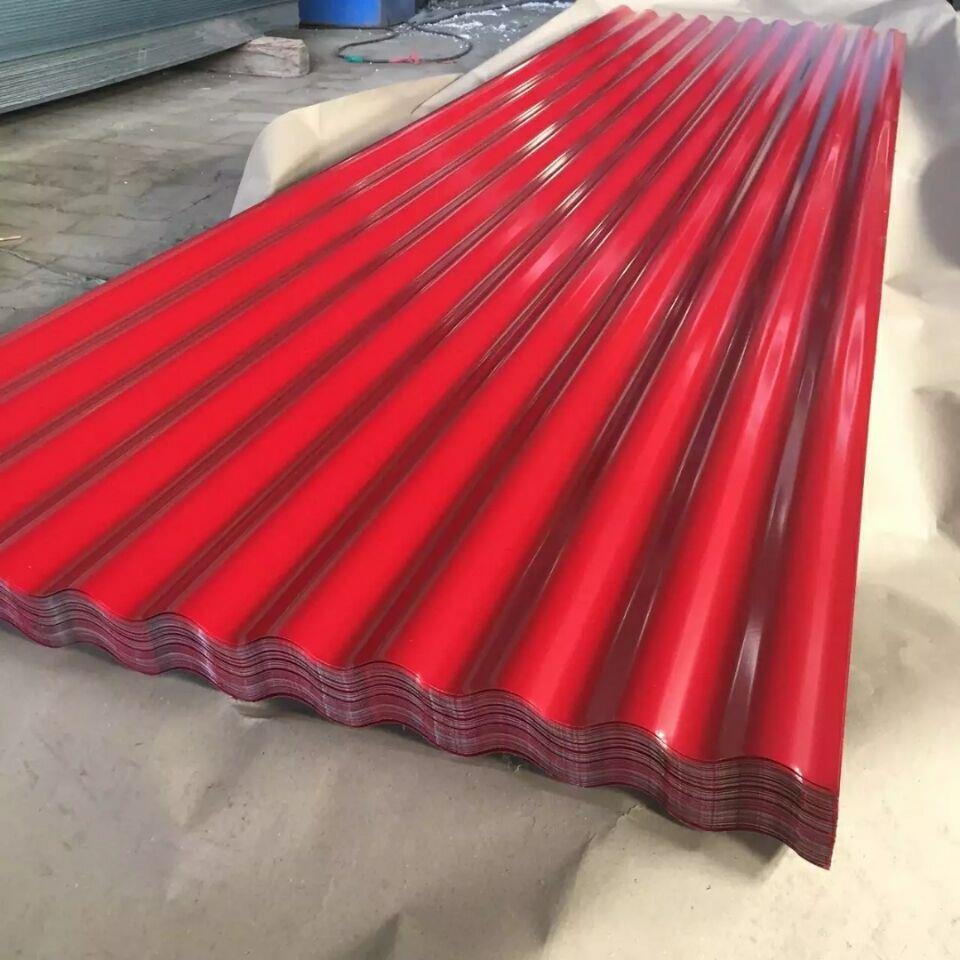 Aluminium Corrugated Roof Plate Galvalume Prepainted Color Coated Galvanized Z275/Metal Corrugated Roofing Steel Sheet