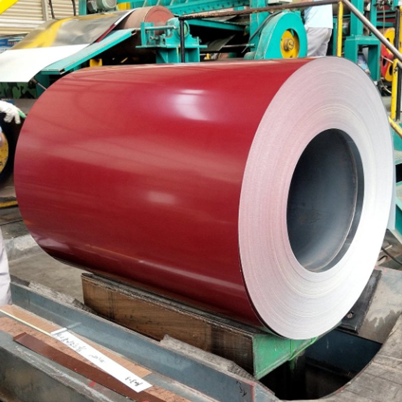 ASTM A653 Matt Surface or Bright Surface PPGI Dx53D G90 Color Coated Coil Pre-Painted Galvanized Steel Coil