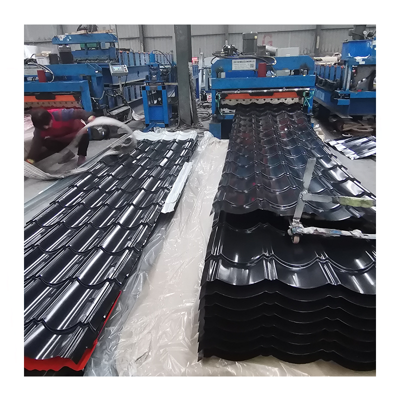 Color Coated Corrugated sheet Ppgi Steel Roof Metal Roofing Sheet Galvanized Roofing plate