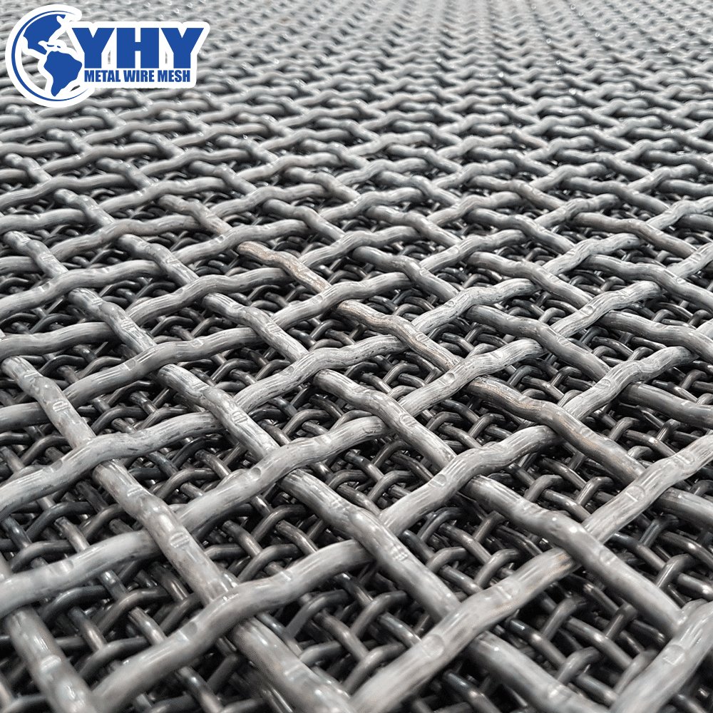 High endurance 65Mn Steel Wire vibrating mine screen mesh