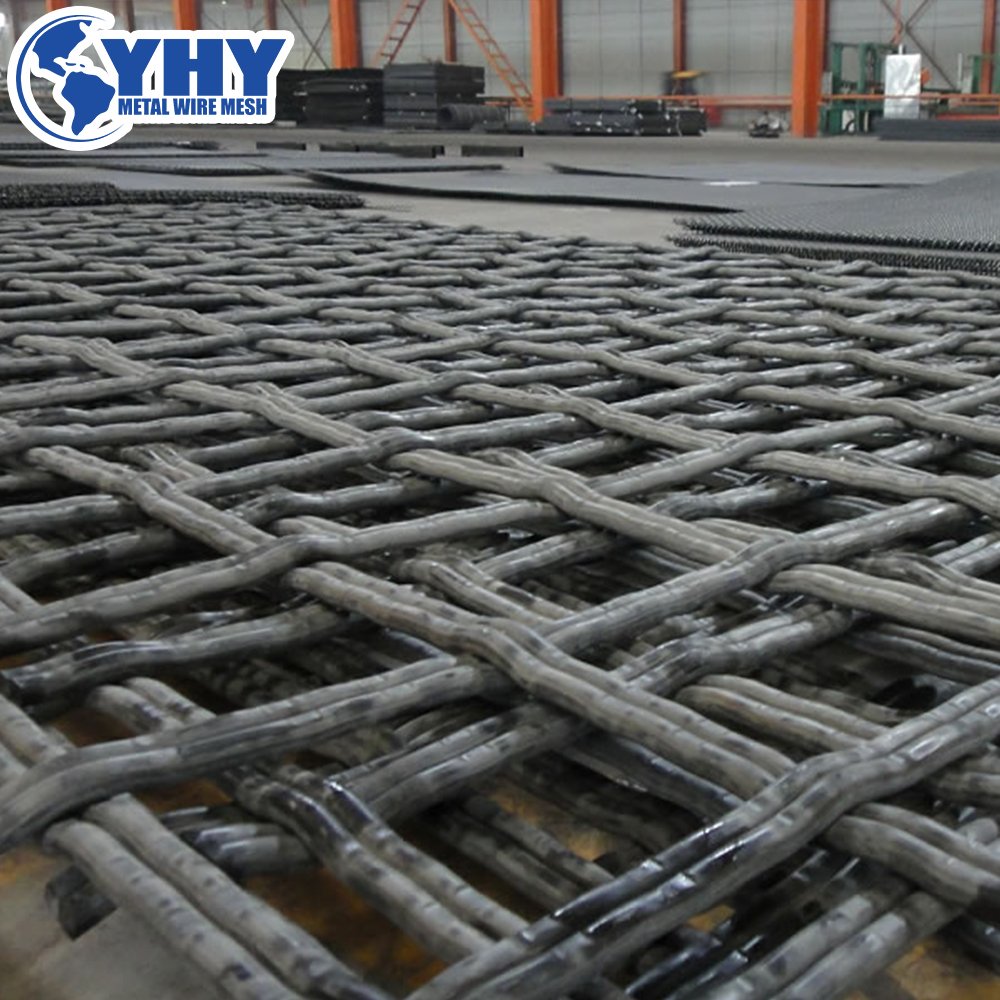 High endurance 65Mn Steel Wire vibrating mine screen mesh