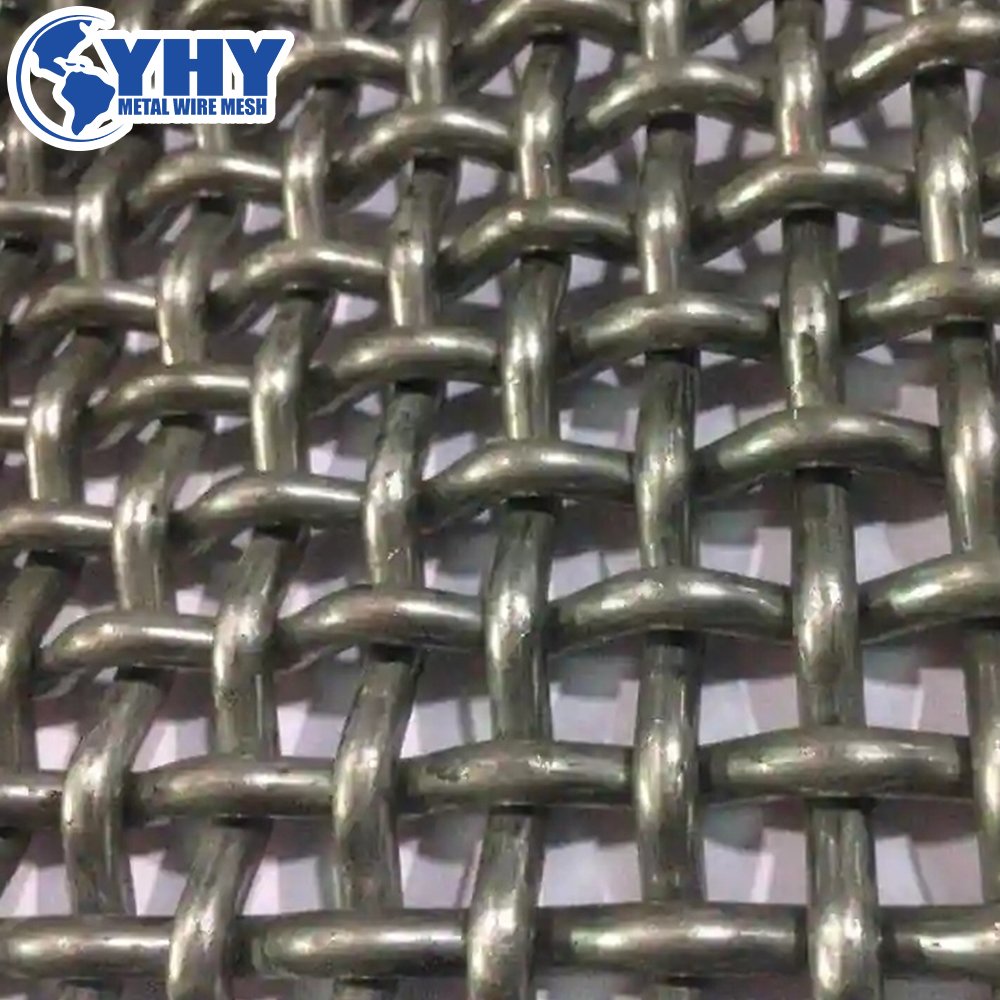 High endurance 65Mn Steel Wire vibrating mine screen mesh