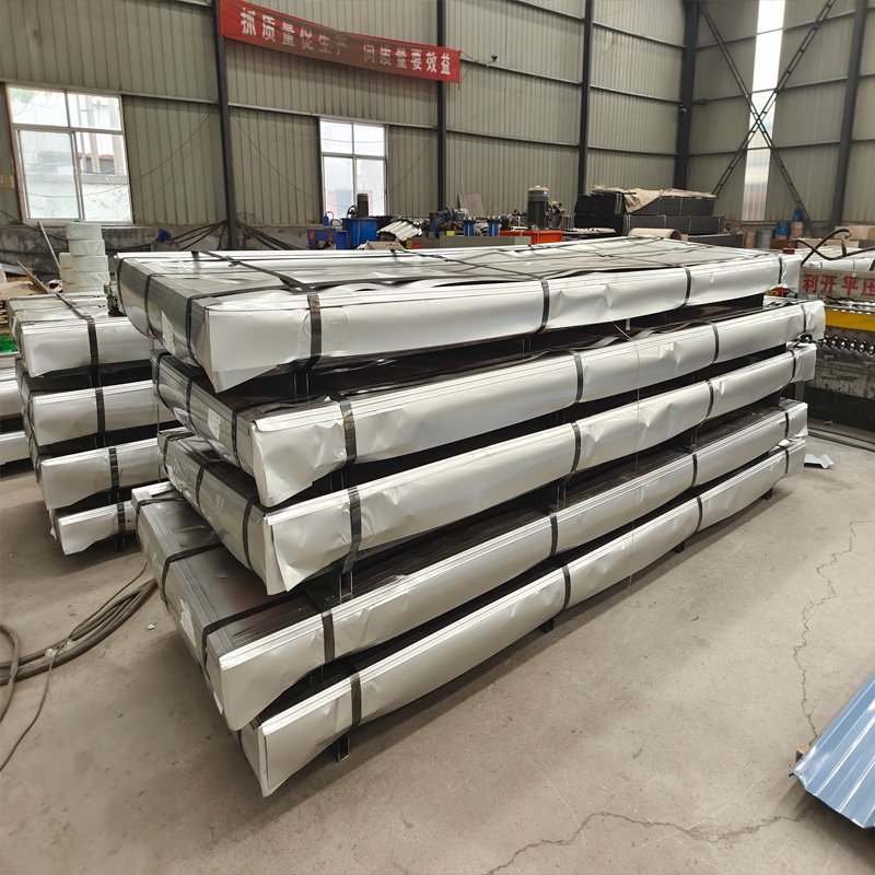 galvanized hot deeped color coated corrugated steel sheet roofing sheet 6mm decking bwg28