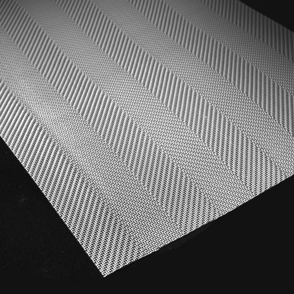 Attractive Fishbone Effect Stainless Steel Metal Mesh Twill Weave Woven Wire Cloth for Design Custom Cutting Bending Processing