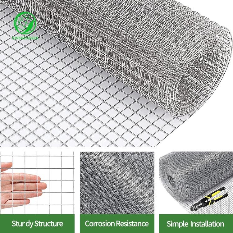 High Quality High Tensile Galvanized Steel Wire Mesh For Construct Welded Wire Mesh