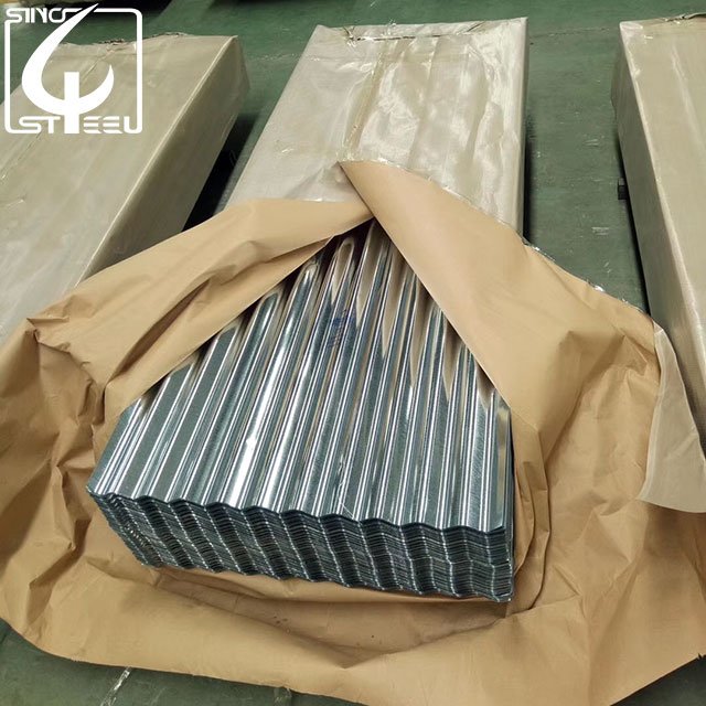 Cheap 0.14mm roofing sheet BHUSHAN BWG 34 corrugated galvanized steel sheets