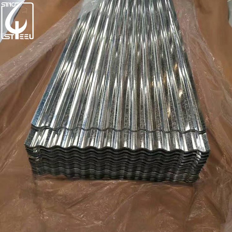 Cheap 0.14mm roofing sheet BHUSHAN BWG 34 corrugated galvanized steel sheets