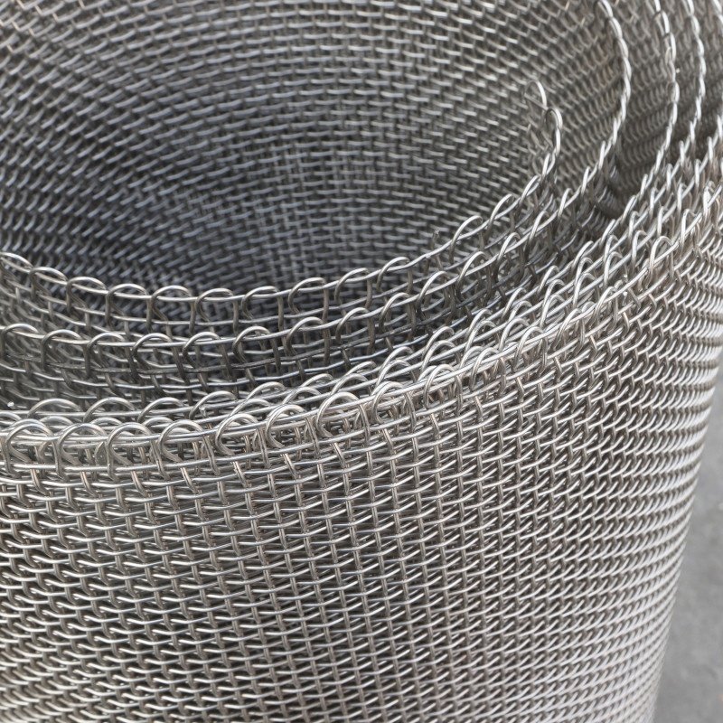 Woven Wire Mesh 304 316 Woven Stainless Steel Wire Mesh Durable Metal Wire Mesh Roll