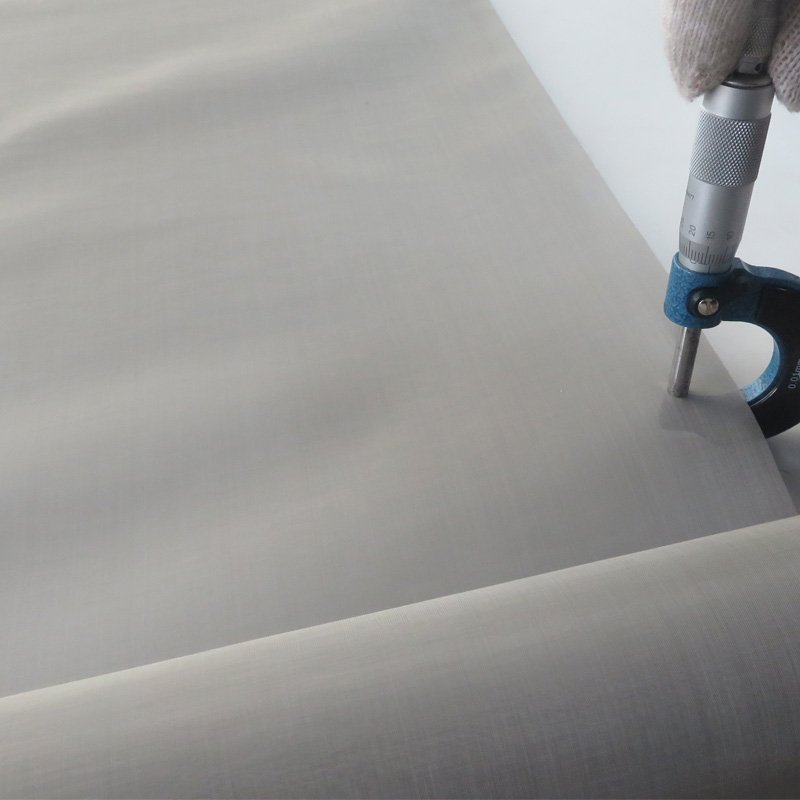 3 2 1 micron Stainless steel dutch woven wire filter mesh 2800 2500 mesh
