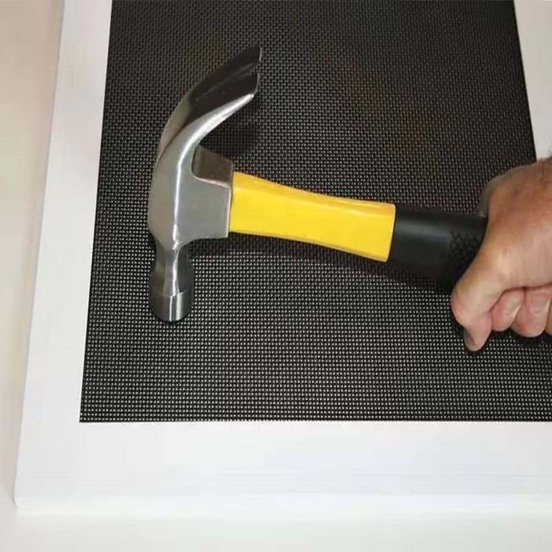 Black coated anti-theft security stainless steel King Kong wire mesh window door mosquito net fly screen in CHINA