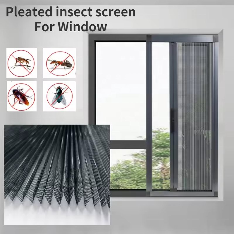 Black coated anti-theft security stainless steel King Kong wire mesh window door mosquito net fly screen in CHINA