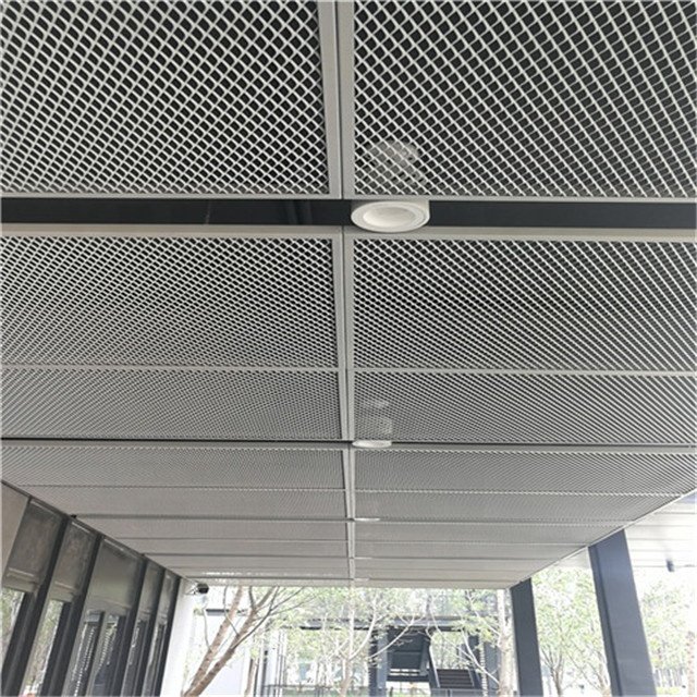 Aluminium Grid Mesh Expanded Metal Mesh Ceiling Panel