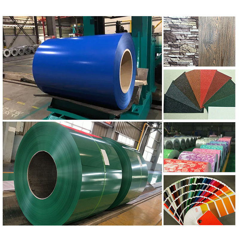 Colored Coated Galvalume Manufacturer Gi Sheet Roll Prepainted Galvanized Colour Ppgi Ppgl Steel Coil White Price Ppgi Coils