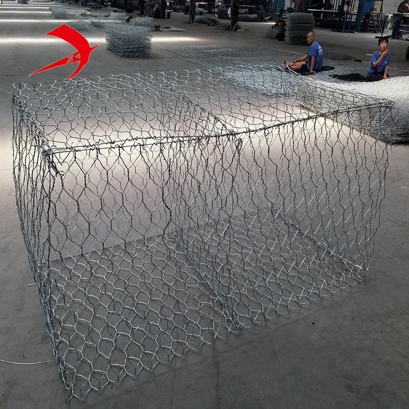 Hot Sale Heavy Zinc Coated Galvanized Steel Gabion Baskets / Gabion Box Wire Fencing