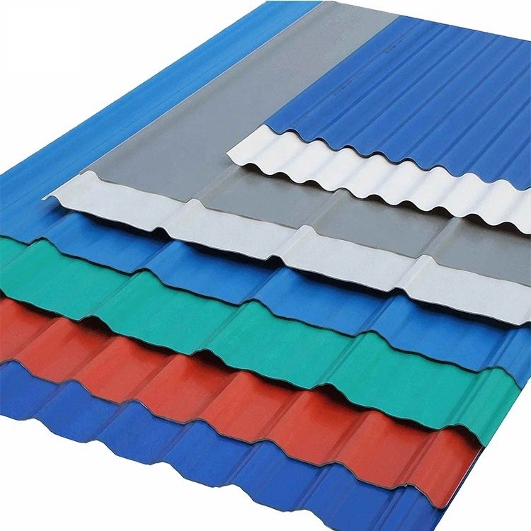 Gi Aluzinc Corrugated Galvanized Steel Sheets CRC Color Painted Roof Panel Steel Roofing Sheet