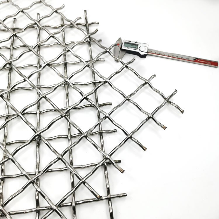 High Quality 20 50 100 200 300 635 500 Mesh 201 304 316L Stainless Steel Crimped Wire Mesh