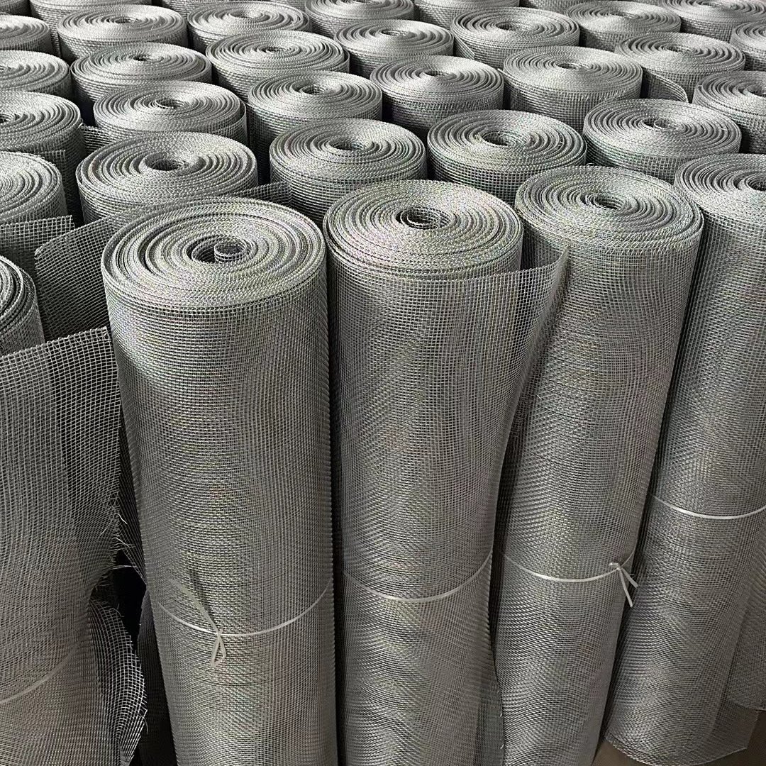 Fine mesh mosquito netting galvanized steel wire weaved mesh suppliers