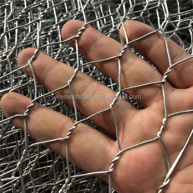 Mesh Barbed Hexagonal Garden Coop Steel Double Twist Chicken Size Iron Wire Net Hexagonal Wire Net