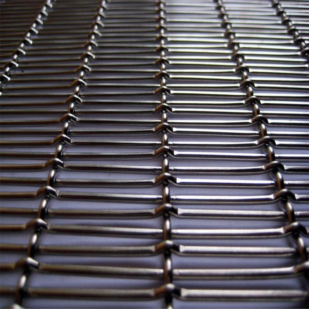 Custom stainless steel architectural Decorative metal rope wire mesh chain curtain metal chain curtain