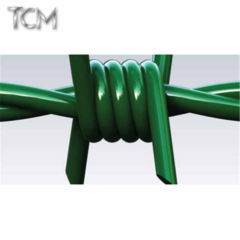 Galvanized barbed wire