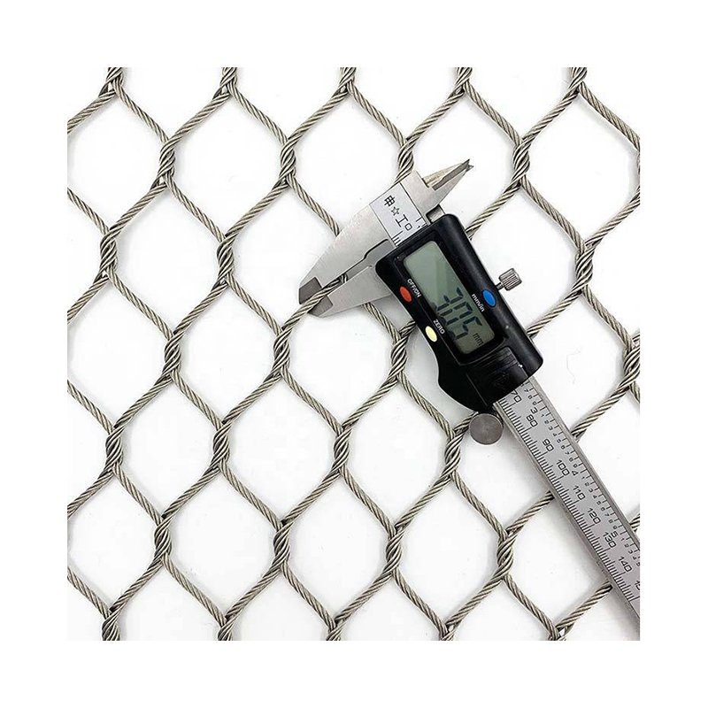 Stainless Steel Birdhouse Net Zoo Rope Net Wire Rope Net For Animal Fence