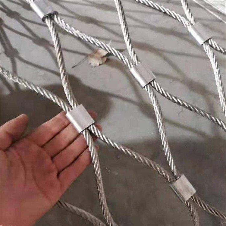 Stainless Steel Birdhouse Net Zoo Rope Net Wire Rope Net For Animal Fence