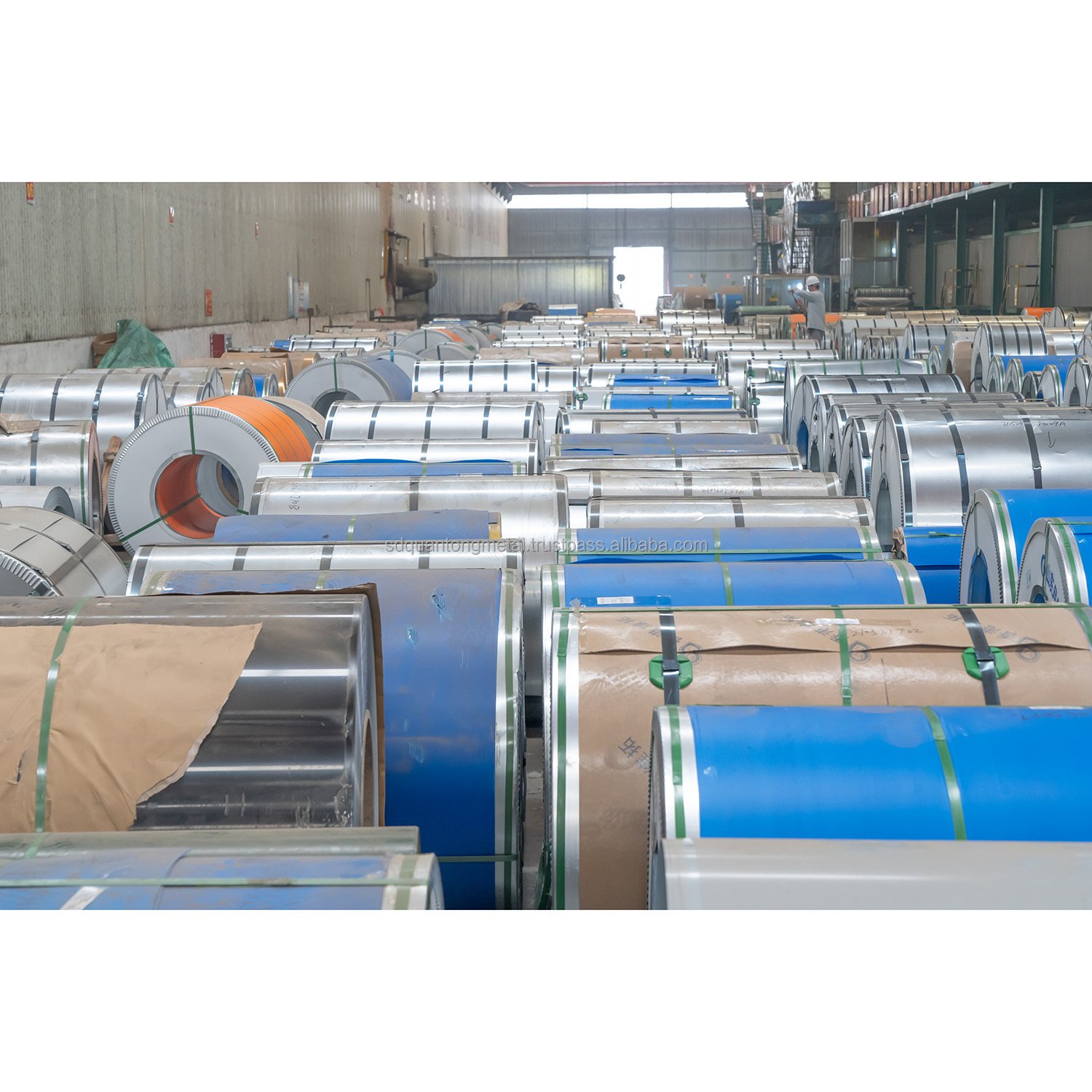 DX51D DX52D DX53D ASTM AISI Z120 aluminium color coated prepainted 0.6mm ppgi galvanized steel coil