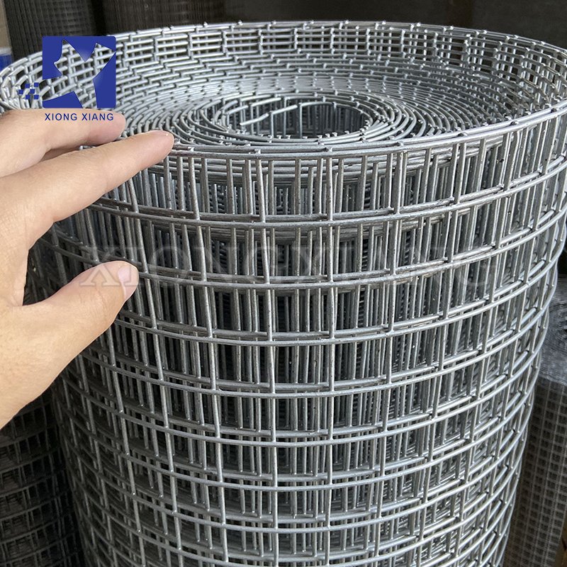 Factory Custom Hot Dipped Galvanized Welded Wire Mesh Roll 1/2 Inch Hole Stainless Steel Welded Wire Mesh
