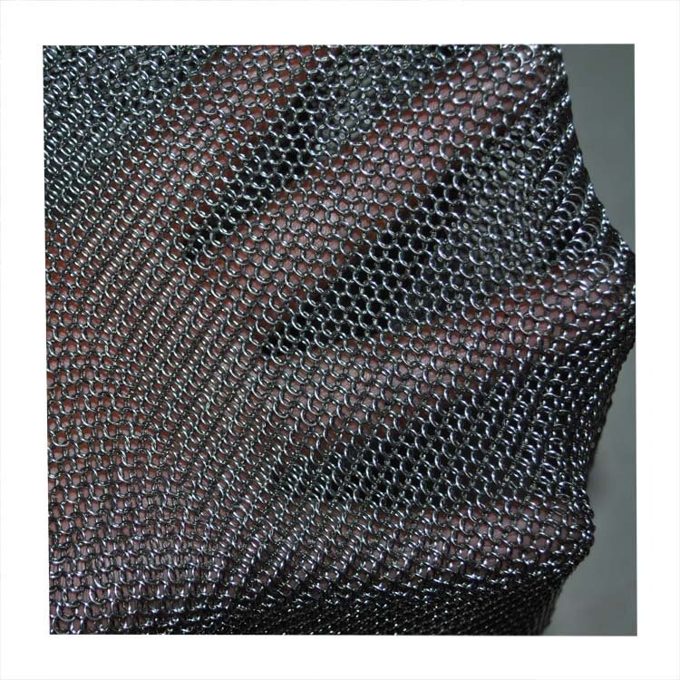 Stainless Steel Welded Wire Ring Decorative Chainmail Mesh