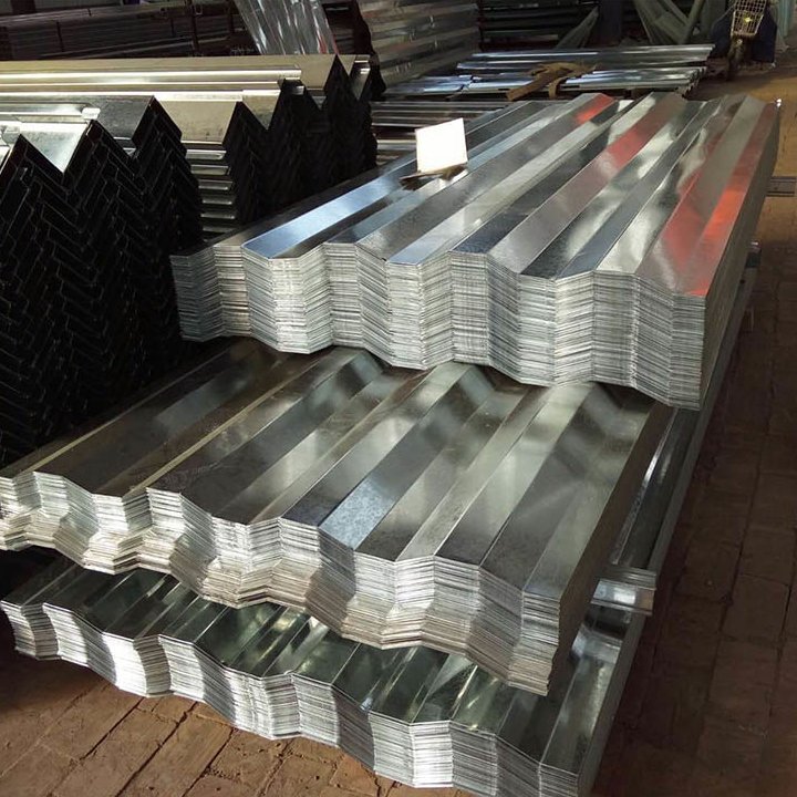 Roofing Sheet Zinc Coating AZ20g/m2 AZ40 Galvanized Steel Corrugated Sheet for prefab houses