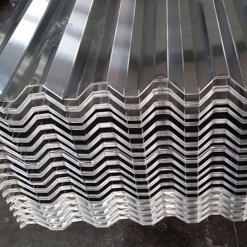 Factory on sale Corrugated Galvanized Steel Sheet for Building Roofing 0.6mm 0.8mm 1.2mm Thickness Tisi Certified