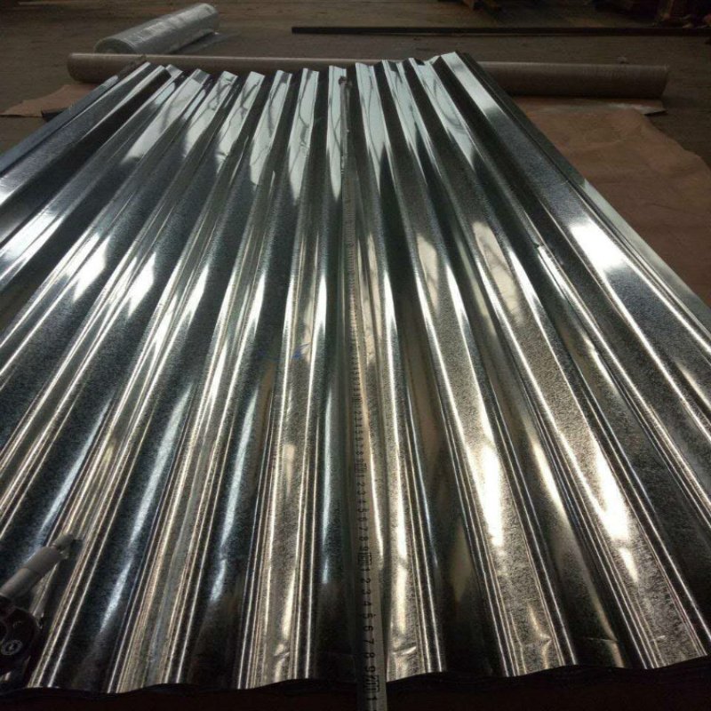 Factory on sale Corrugated Galvanized Steel Sheet for Building Roofing 0.6mm 0.8mm 1.2mm Thickness Tisi Certified