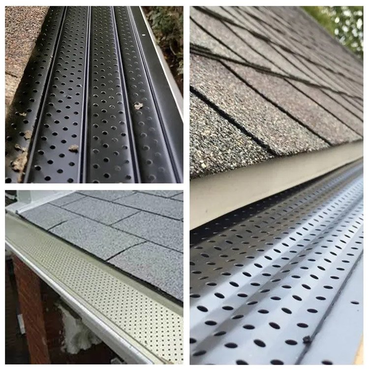 Galvanized Stainless Steel Wire Mesh Aluminum Perforated Metal Guard Hole Expanded Weave Style Screen Gutter Leaf Filter