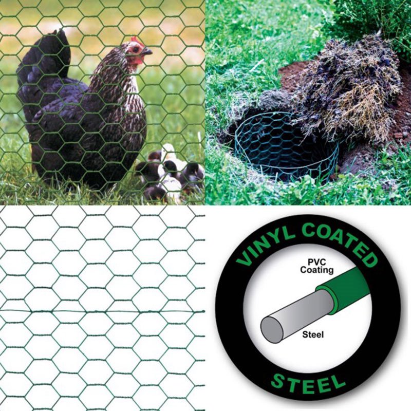 Hexagonal Galvanized Mesh Metal Fence Frame Chicken Netting iron net Hexagonal Wire Netting