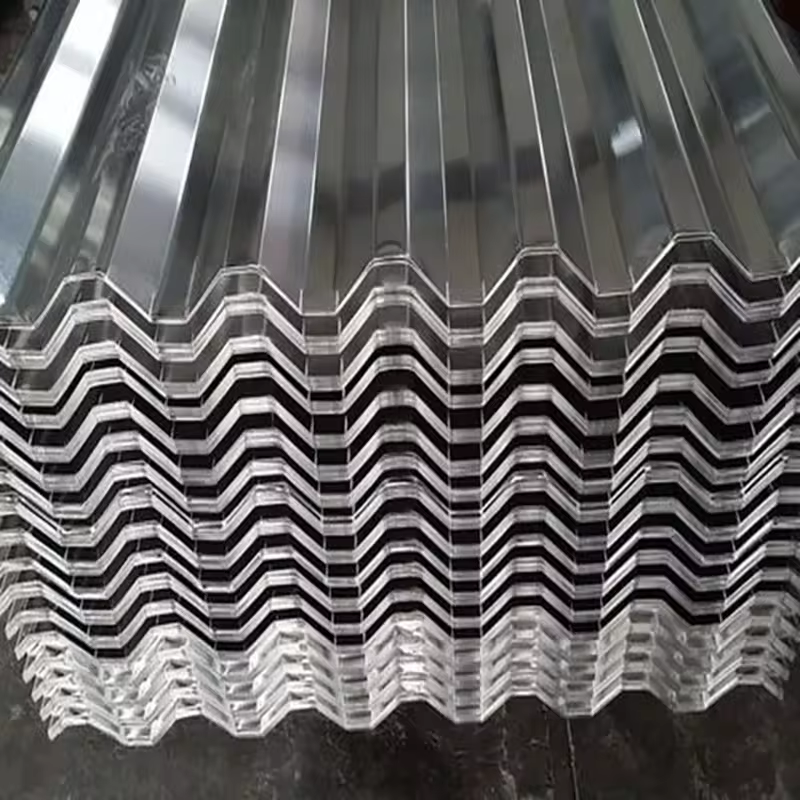 Corrugated Galvanized Iron Steel Roofing Sheet Marine Grade Aluzinc Galvanized Corrugated Trapezoidal Steel Sheet
