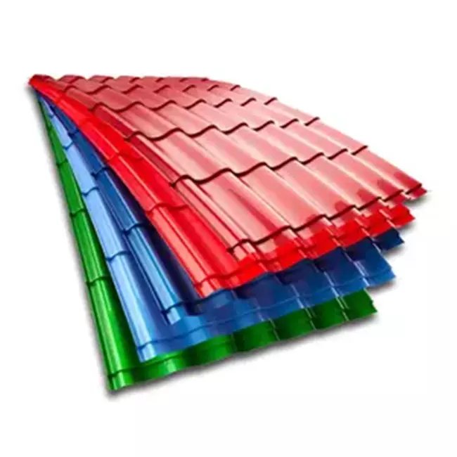 26 gauge construction glazed roof zink alloyedcoated corrugated galvanized heat resistant roof steel sheet with vent