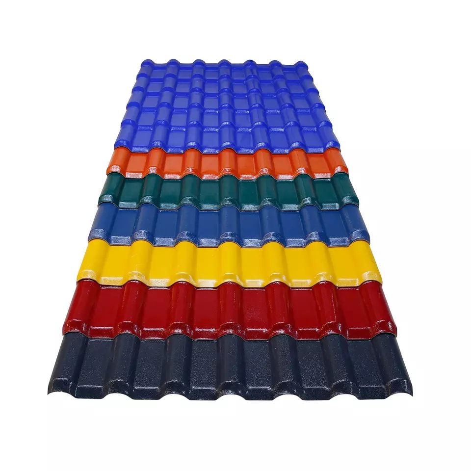 26 gauge construction glazed roof zink alloyedcoated corrugated galvanized heat resistant roof steel sheet with vent