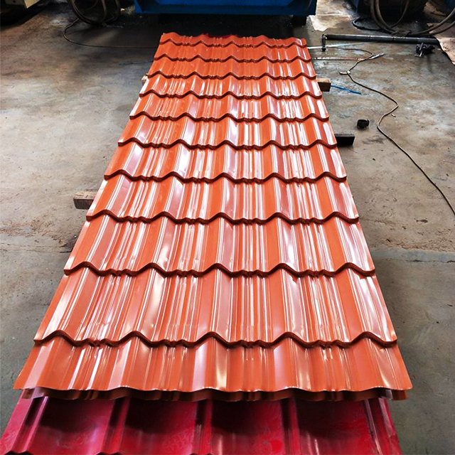 High quality bg28 metal roofing sheets color coated corrugated steel sheet