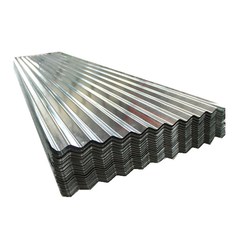 Galvanized Corrugated Sheets 0.12-0.85MM Thick SGCC DC01 Metal galvanized Zinc Roof sheets Wave Style