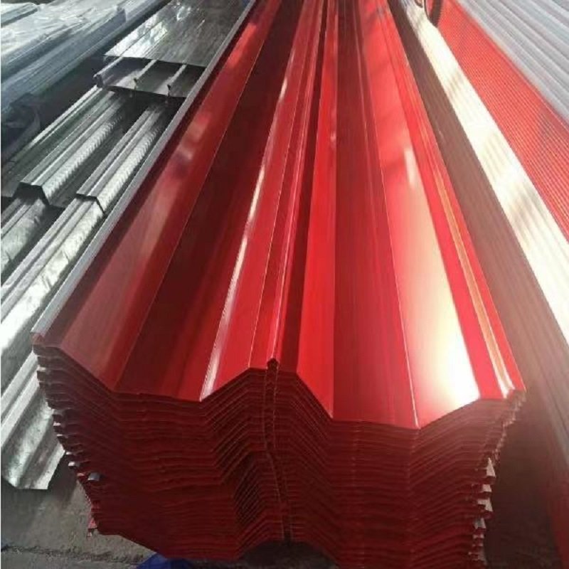 950mm width color steel tile color steel profiled plate micro corrugated roofing sheet