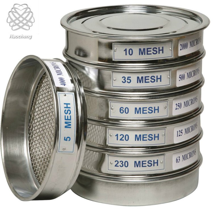 300mm 180 micron 304 stainless steel sand fine mesh laboratory test sieve
