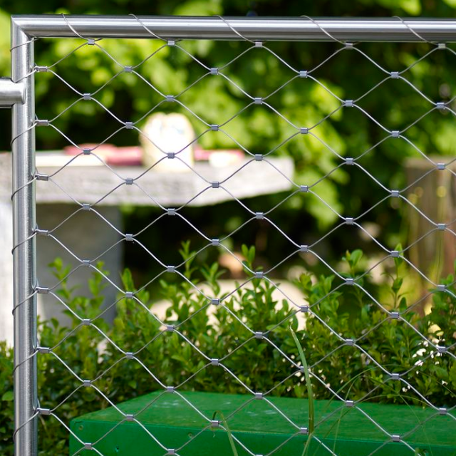 architectural stainless steel wire mesh/stainless cable mesh/ ss rope cable wire net