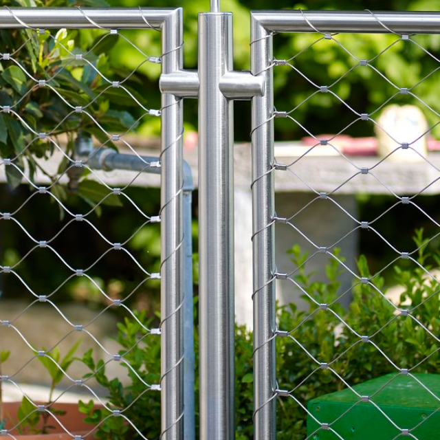 architectural stainless steel wire mesh/stainless cable mesh/ ss rope cable wire net