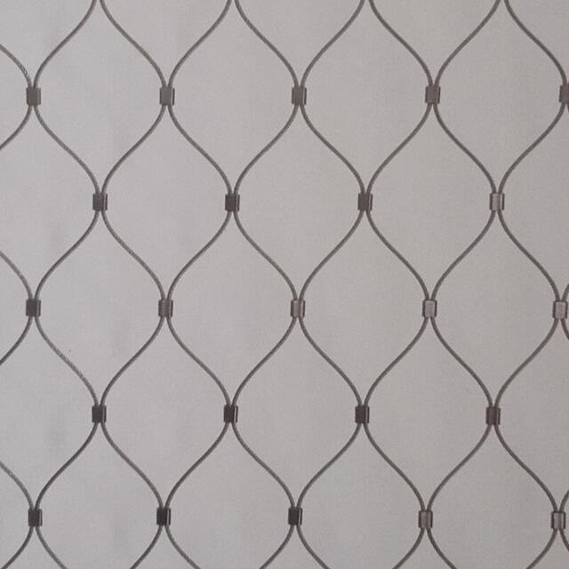 architectural stainless steel wire mesh/stainless cable mesh/ ss rope cable wire net