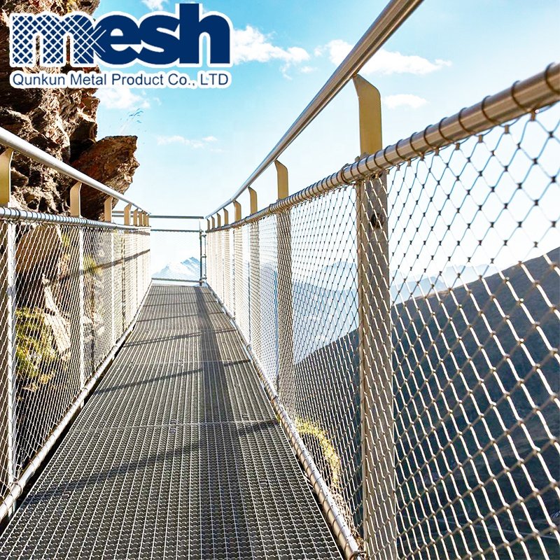 Hot sale stainless steel wire rope mesh net web net slope protection network Bird Aviary net Cable Wire Mesh For Zoo Enclosure