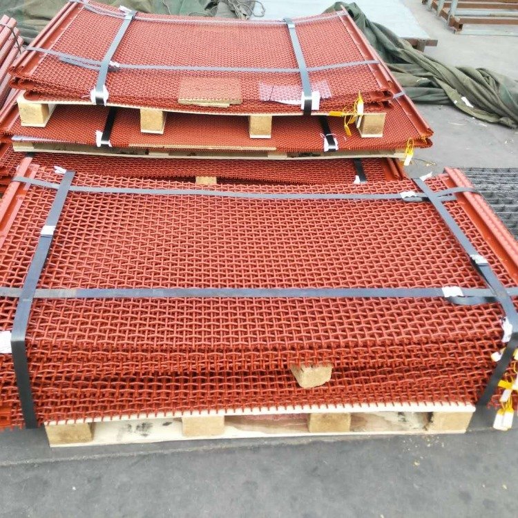 high quality 65mn crimp vibrating screen screen crusher quarry rock sand screen stainless steel wire mesh